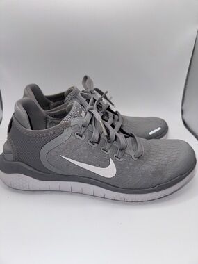 Nike Free RN 2018 Cool Grey Running Shoes Women's Size 7